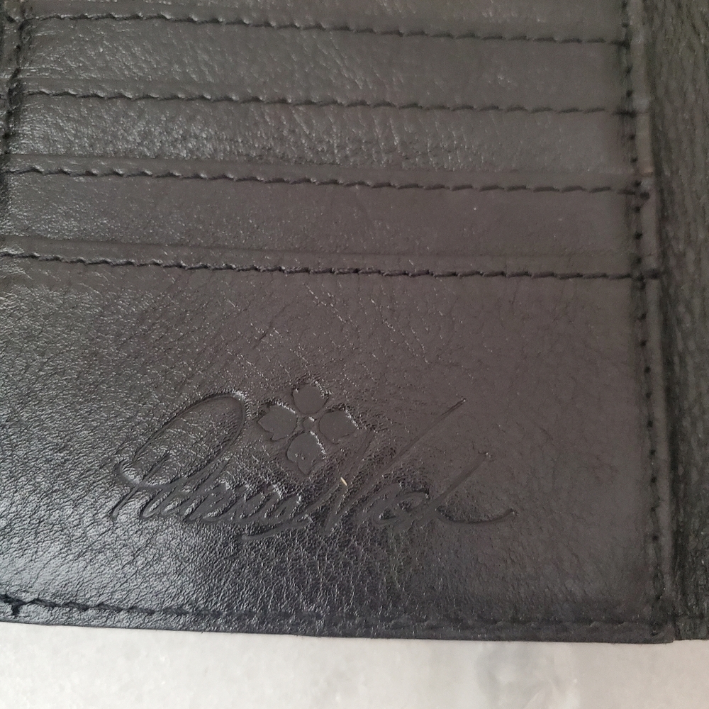 Patricia Nash Blue Floral Leather Wallet - Picture 14 of 16